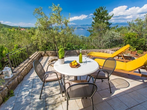 Holiday apartment Braut mit Panorama-Meerblick