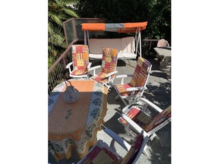 Ca. 25 m² große Dachterrasse