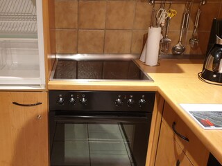 kitchen with oven and ceramic hob