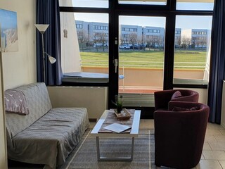 living room with a view