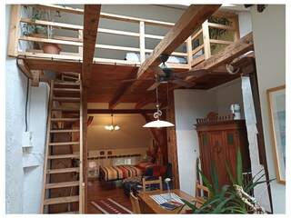 Schlafen auf zwei Ebenen möglich