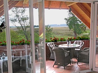 Great terrace with wunderful view