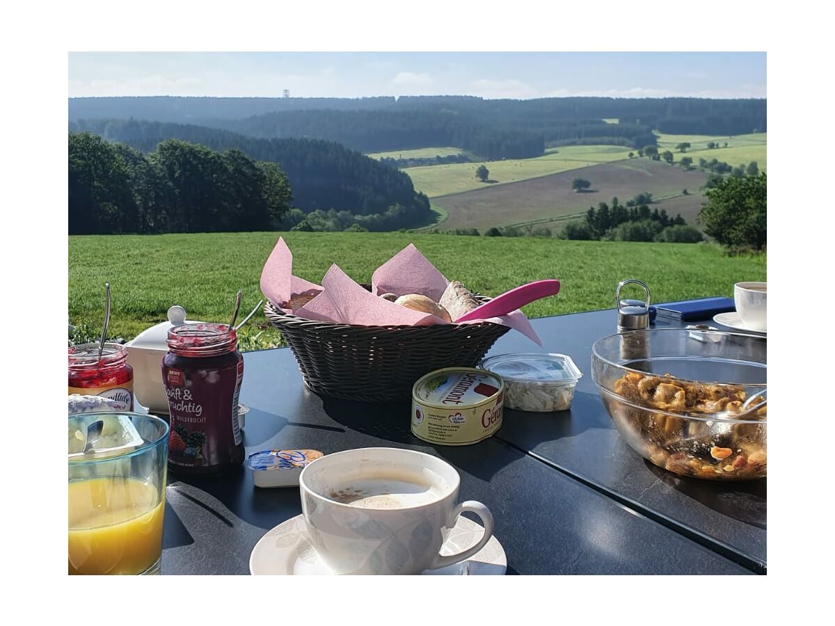 Breakfast with a view of the Eifel