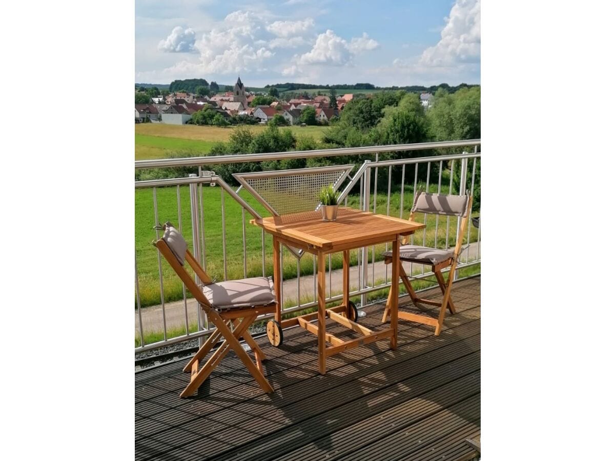 Sitzgelegenheit auf dem Balkon