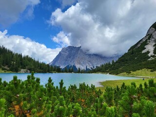 Sebensee und das Zugspitzmassiv