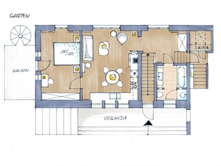 Apartamento de vacaciones Lütjenholm Plano de planta 41