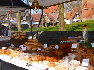 Every Saturday market in the center of Bergen