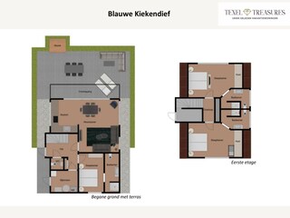 Vakantieappartement Den Burg Grondplan 23
