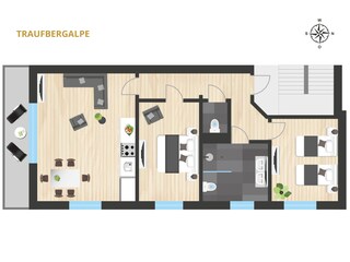 Appartement de vacances Oberstdorf Plan d'étage 34