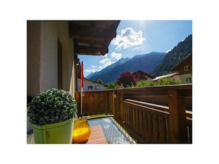 Privater Balkon mit herrlichem Bergblick