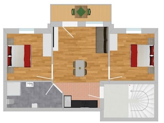Grundriss Ferienwohnung Viktoria
