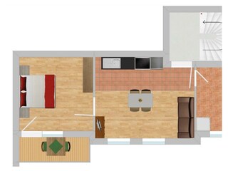 Grundriss Ferienwohnung Sophia
