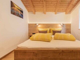 Schlafzimmer mit Allergiker freundliche Bettwäsche