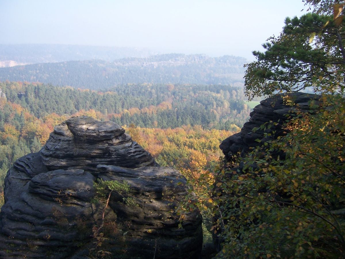 Aussichtspunkt in der Sächsischen Schweiz