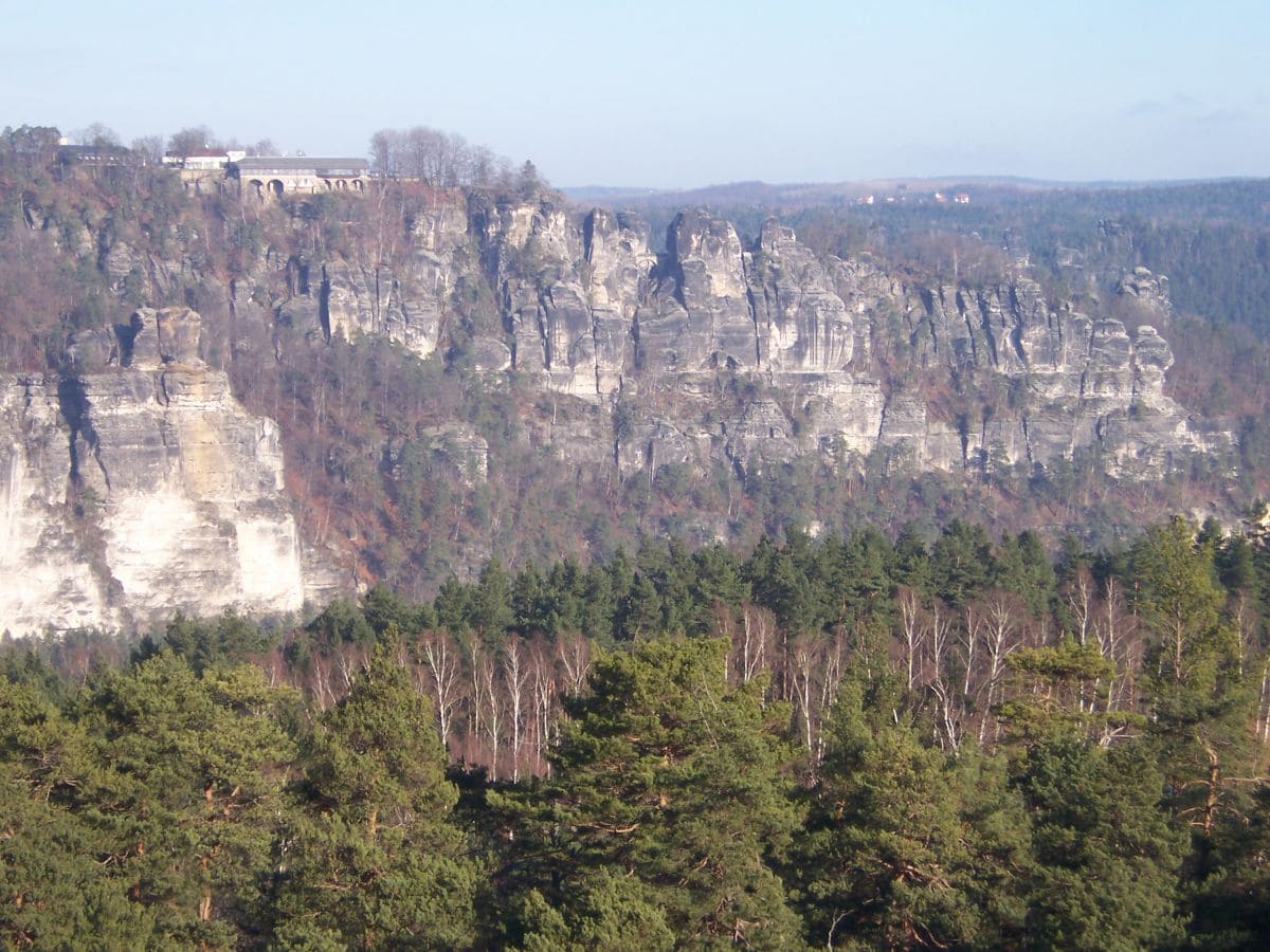 Blick zur Bastei