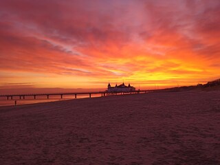 Sonnenaufgang im Dezember