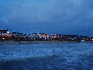 Hochwasser am Strand