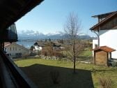 Balkon mit See-und Bergblick