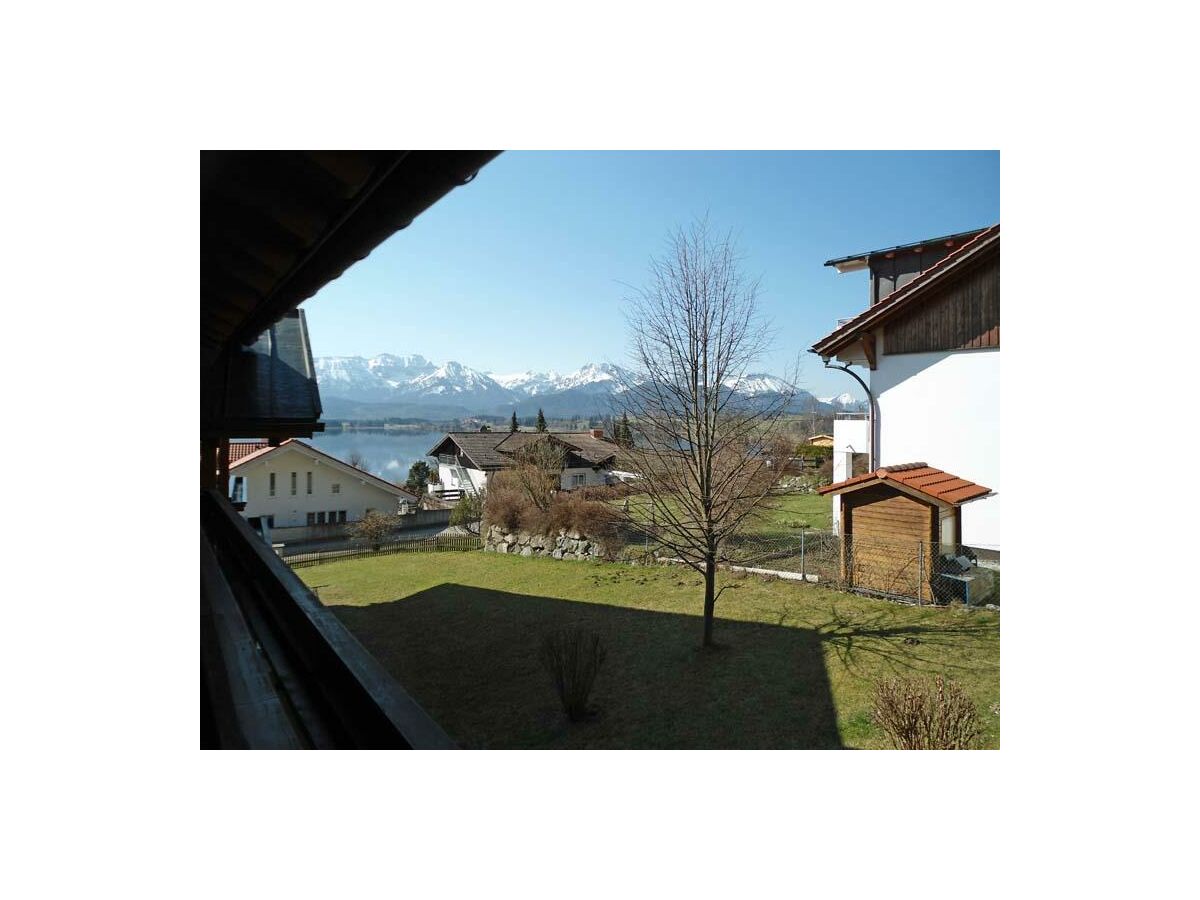 Balkon mit See-und Bergblick