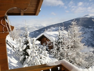 Ausblick vom Balkon