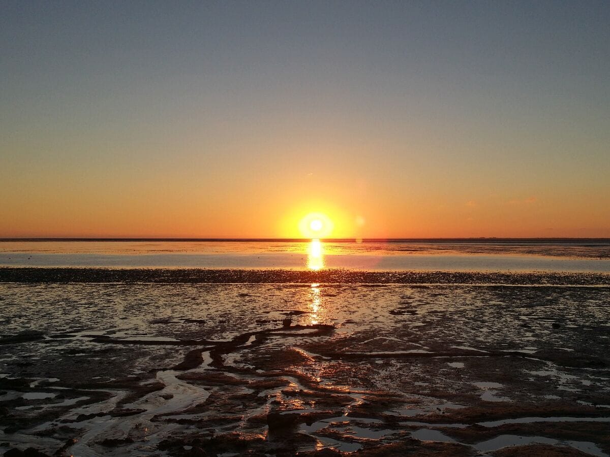 Sonnenuntergang an der Nordsee