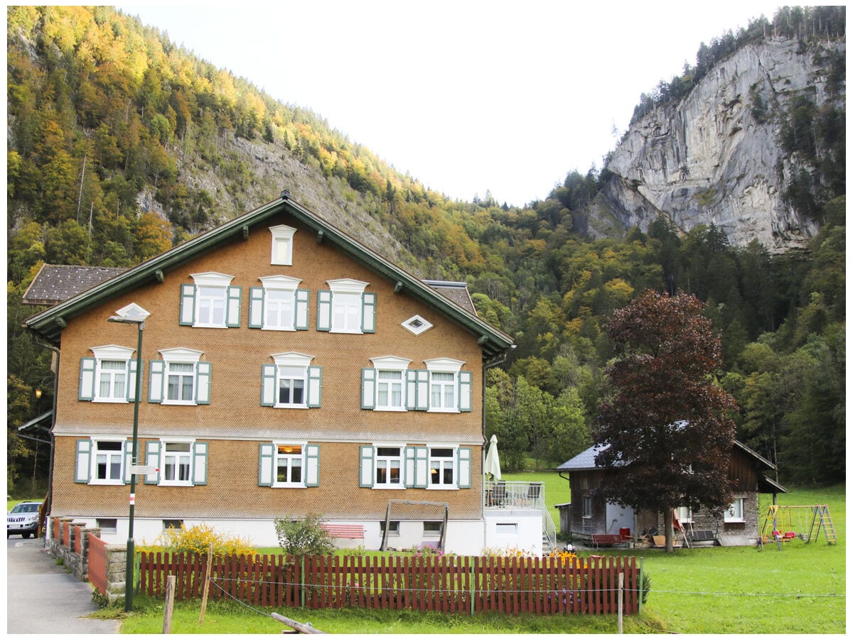 House with a large garden