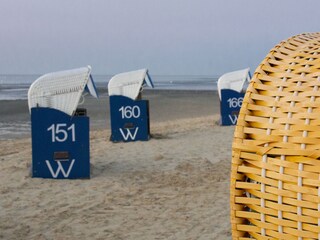 Nur 300m fußläufig bis zum Sandstrand von Cuxhaven