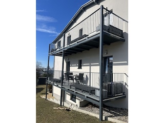 großzüziger Balkon