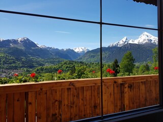 Blick aus dem Wohnzimmer