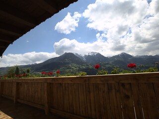 Balkon - Blick zum Hohen Göll