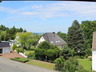 Blick aus dem Eßzimmer