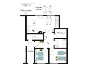 Grundriss Whg. Schwarzkiefer