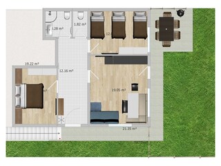 Appartamento per vacanze Hainzenberg Pianta del piano 20