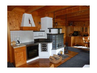 Stube mit Kachelofen