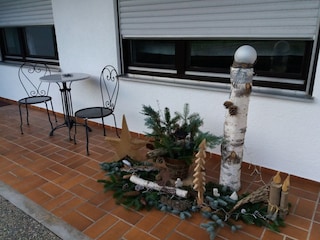 Terrasse  im Winter