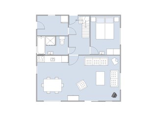 Casa per le vacanze De Koog Pianta del piano 22