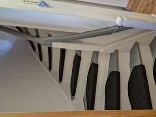 Treppe zu den Schlafzimmern