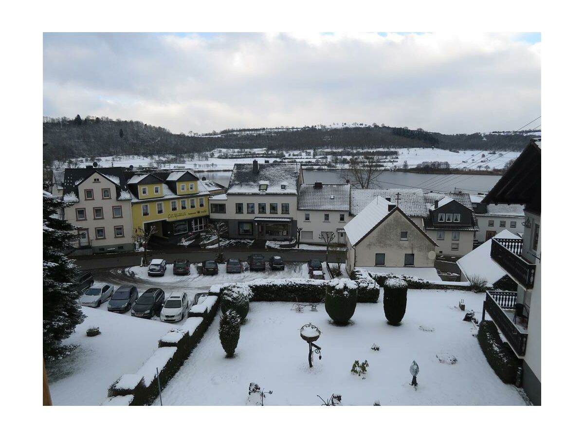 Aussicht aufs Maar im Winter - Fewo Maarblick