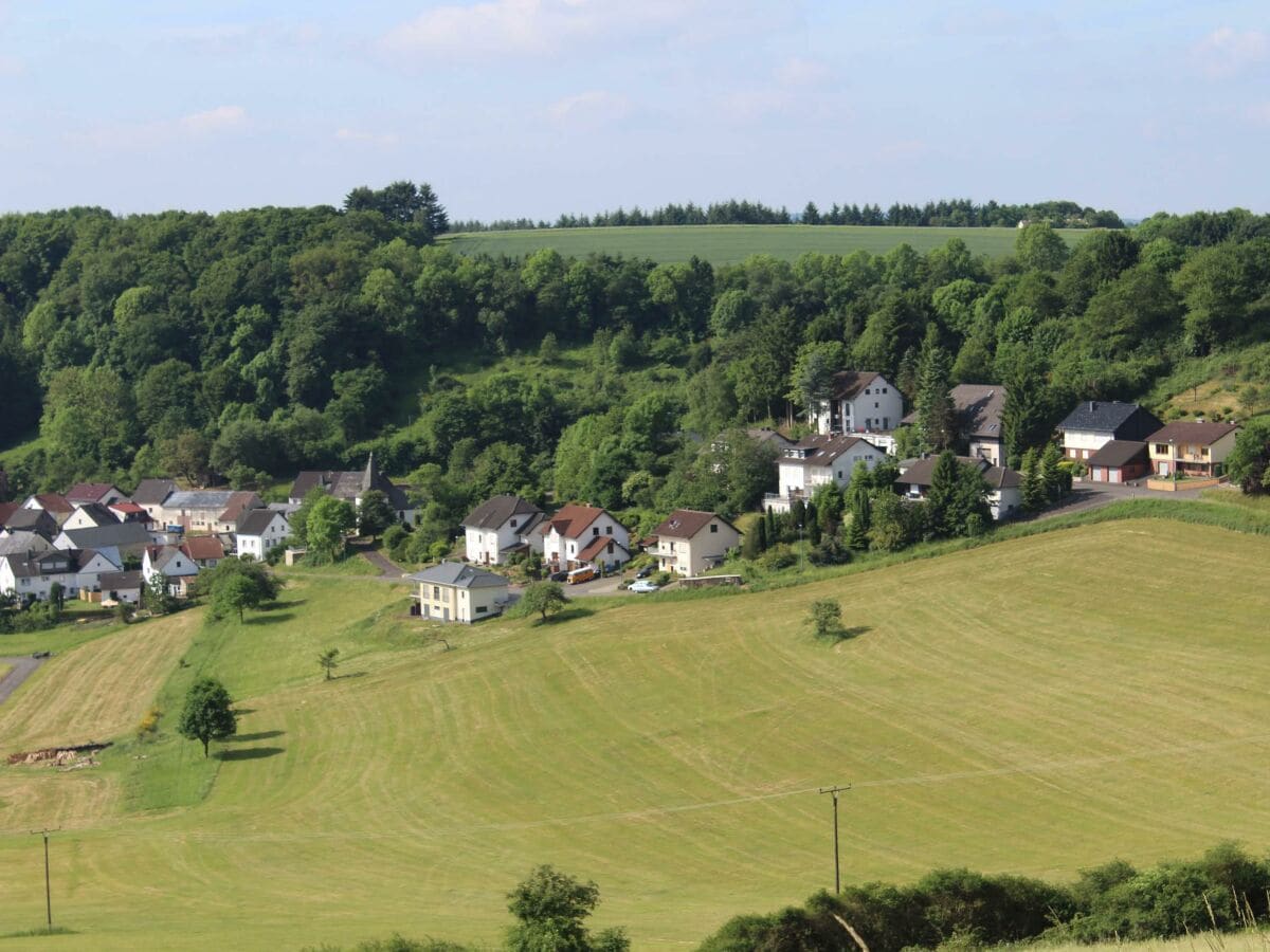 Blick auf das Ferienhaus