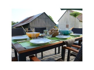 Blick von der Terrasse.