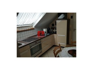 Küche in der großen Ferienwohnung