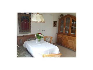 Essbereich große Ferienwohnung