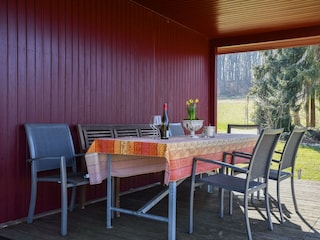 Sitzplatz auf der Veranda