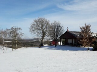 Jagdhaus Maja im Winter