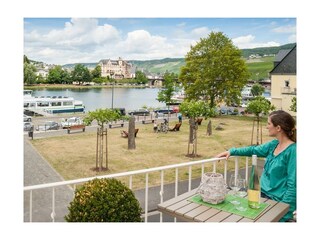 Villa Mosella Mosel-Blick von Balkon