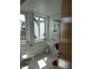 Badezimmer im Appartement