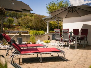 gemütliche Sitzgruppe im Garten