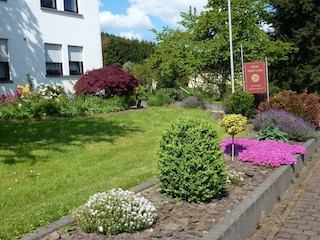 Kurz vor Hofeinfahrt