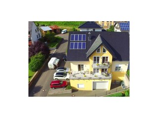 Luftaufnahme Wein- und Ga?stehaus Genetsch Lieser