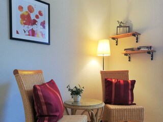 FeWo Susanne Schlafzimmer Sitzecke